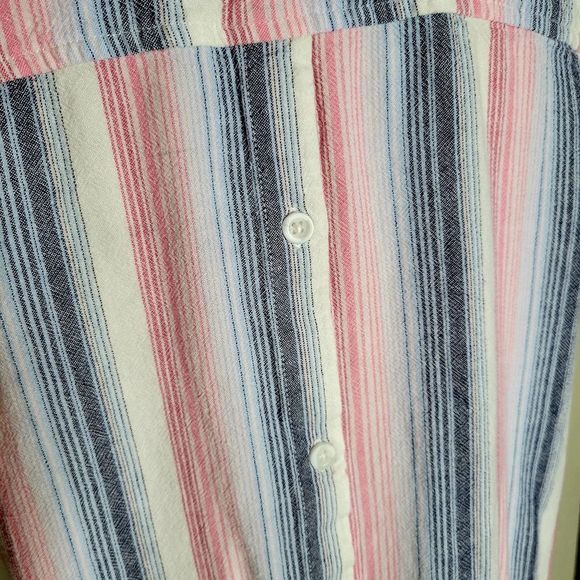 Anthropologie cloth and stone Linen Shirt Dress Size Medium - Picture 12 of 13